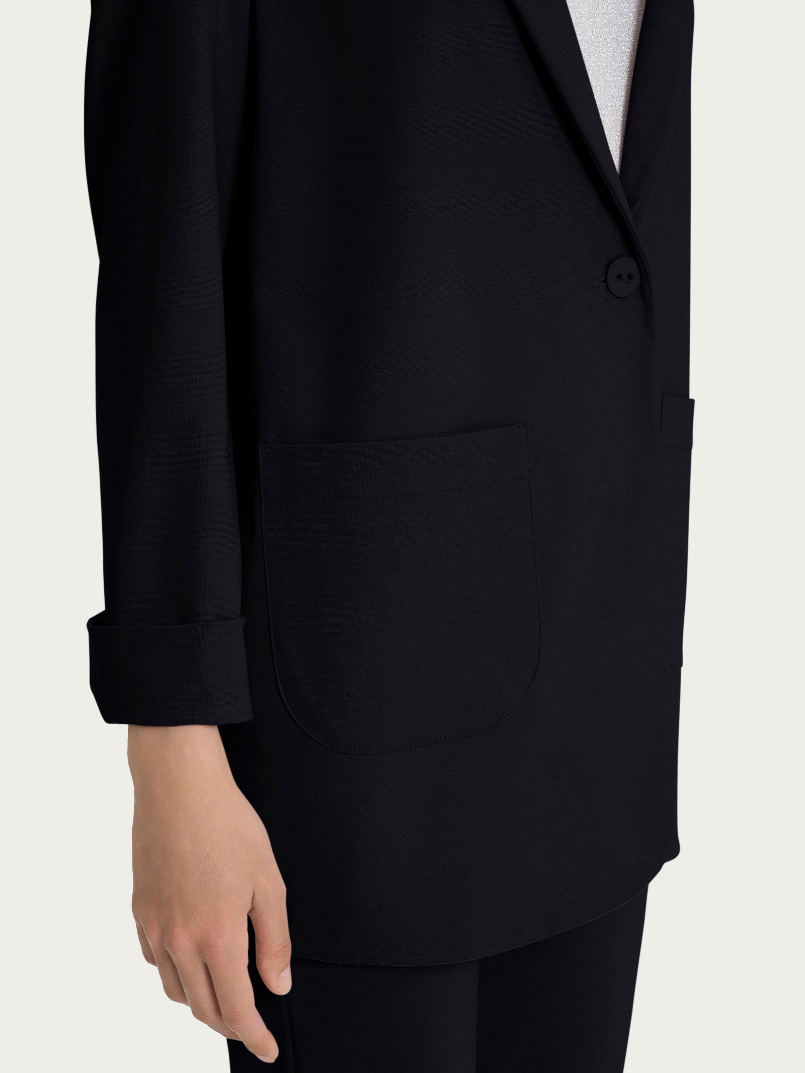 Blazer destrutturato in Compact Light