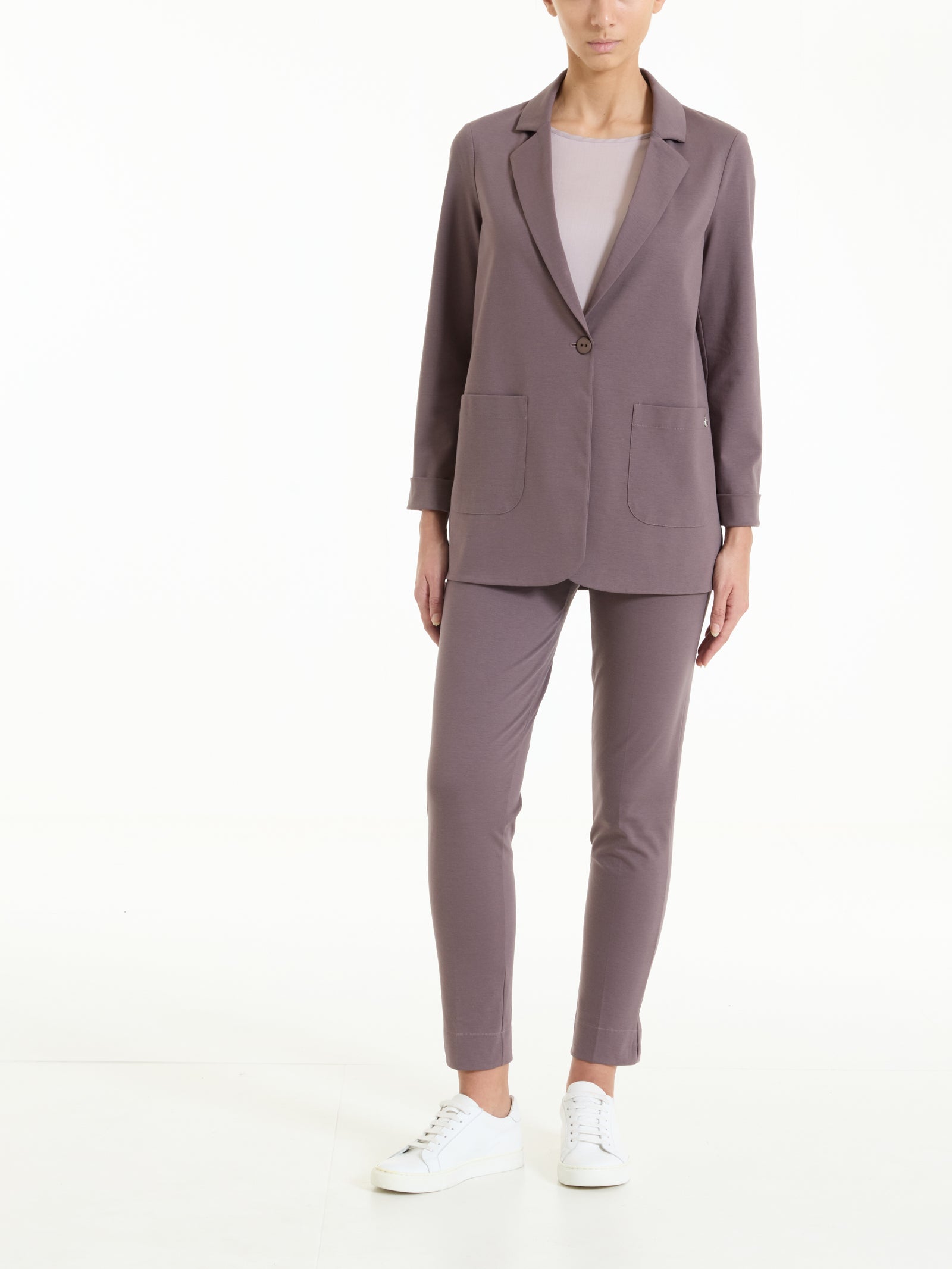 Blazer destrutturato in Compact Light