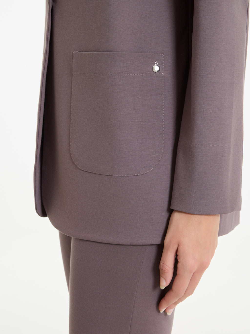 Blazer destrutturato in Compact Light
