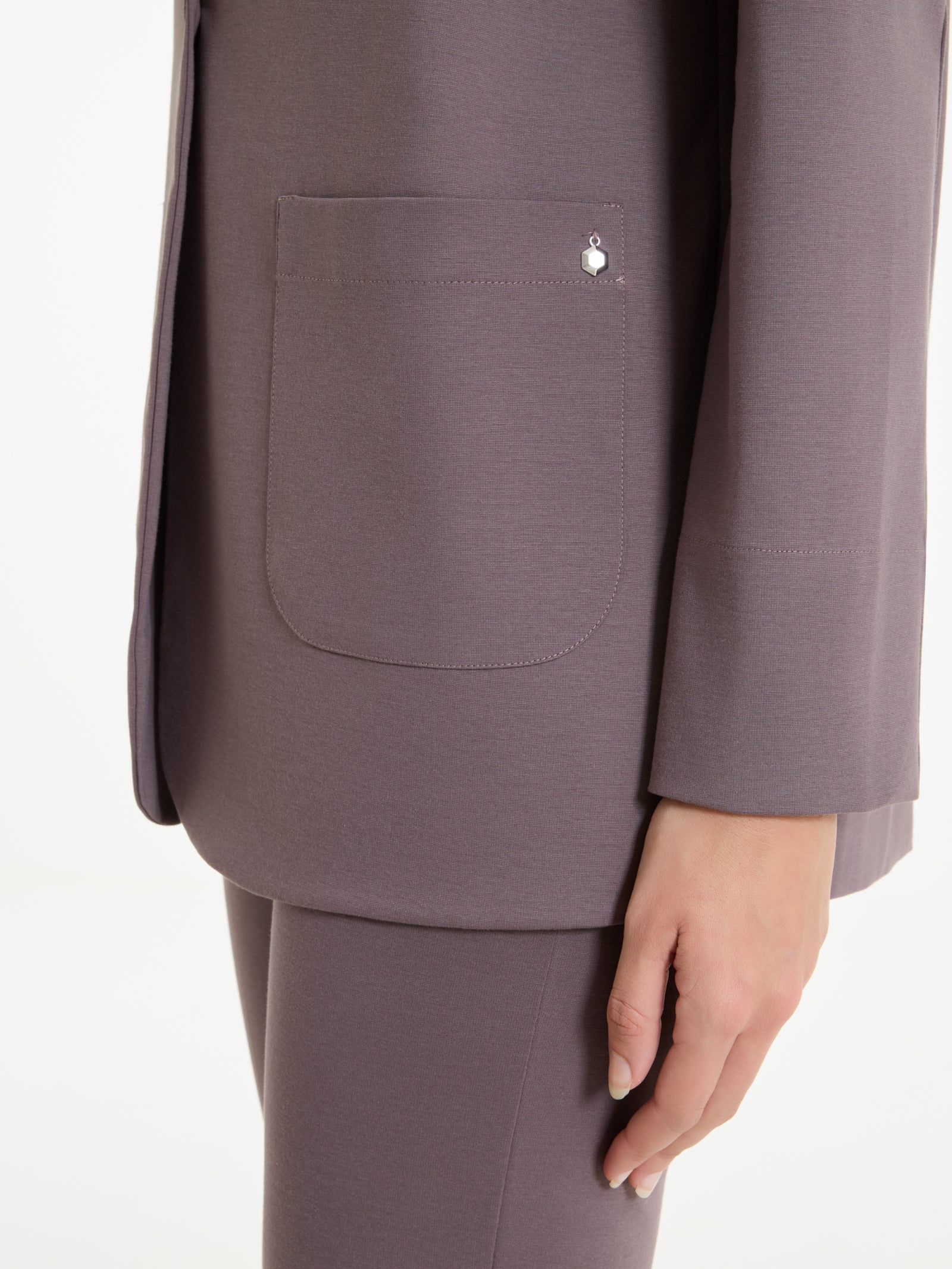 Blazer destrutturato in Compact Light