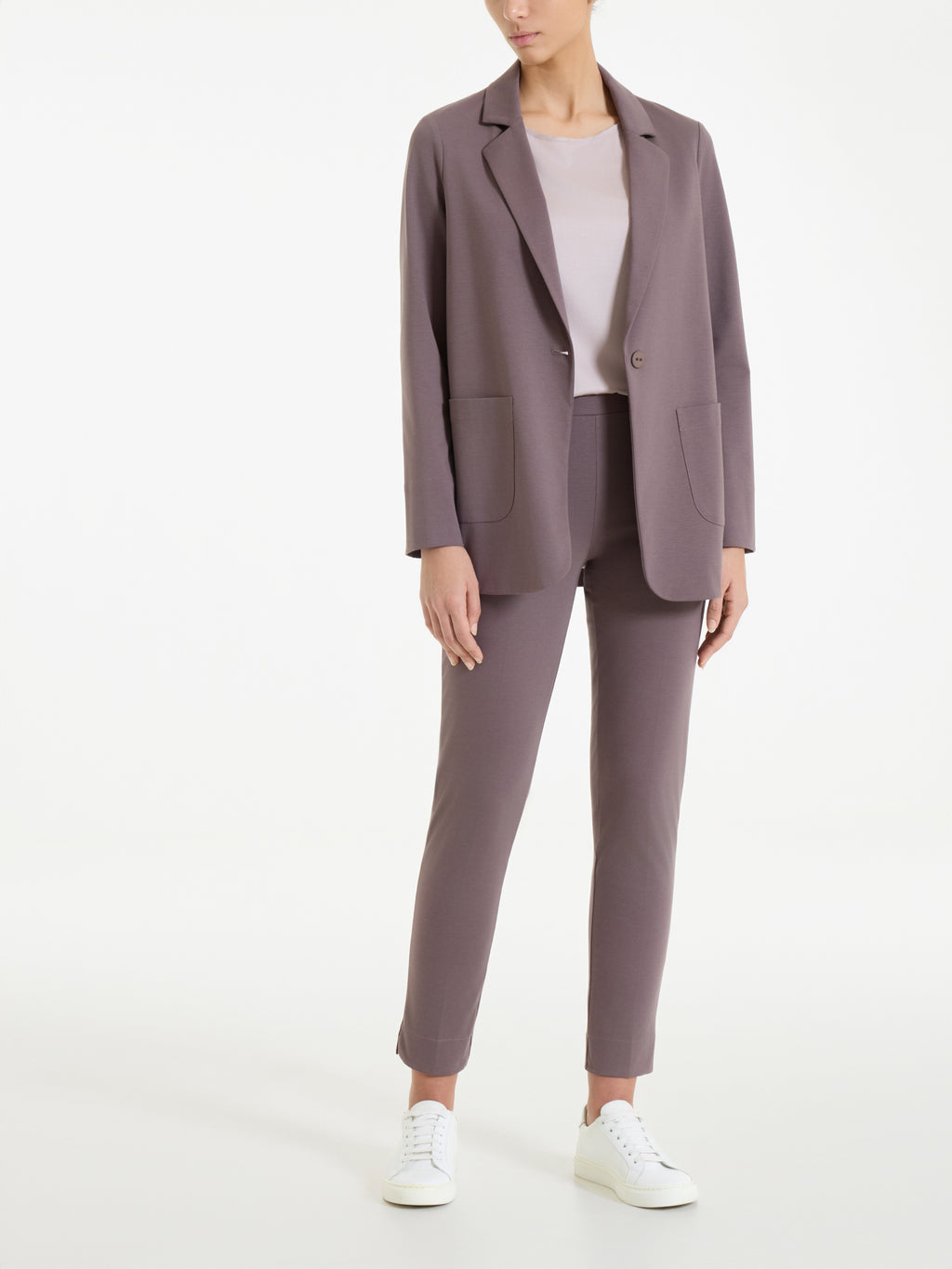Blazer destrutturato in Compact Light