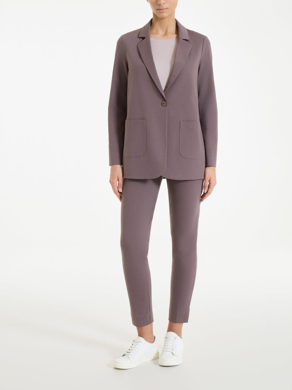 Blazer destrutturato in Compact Light