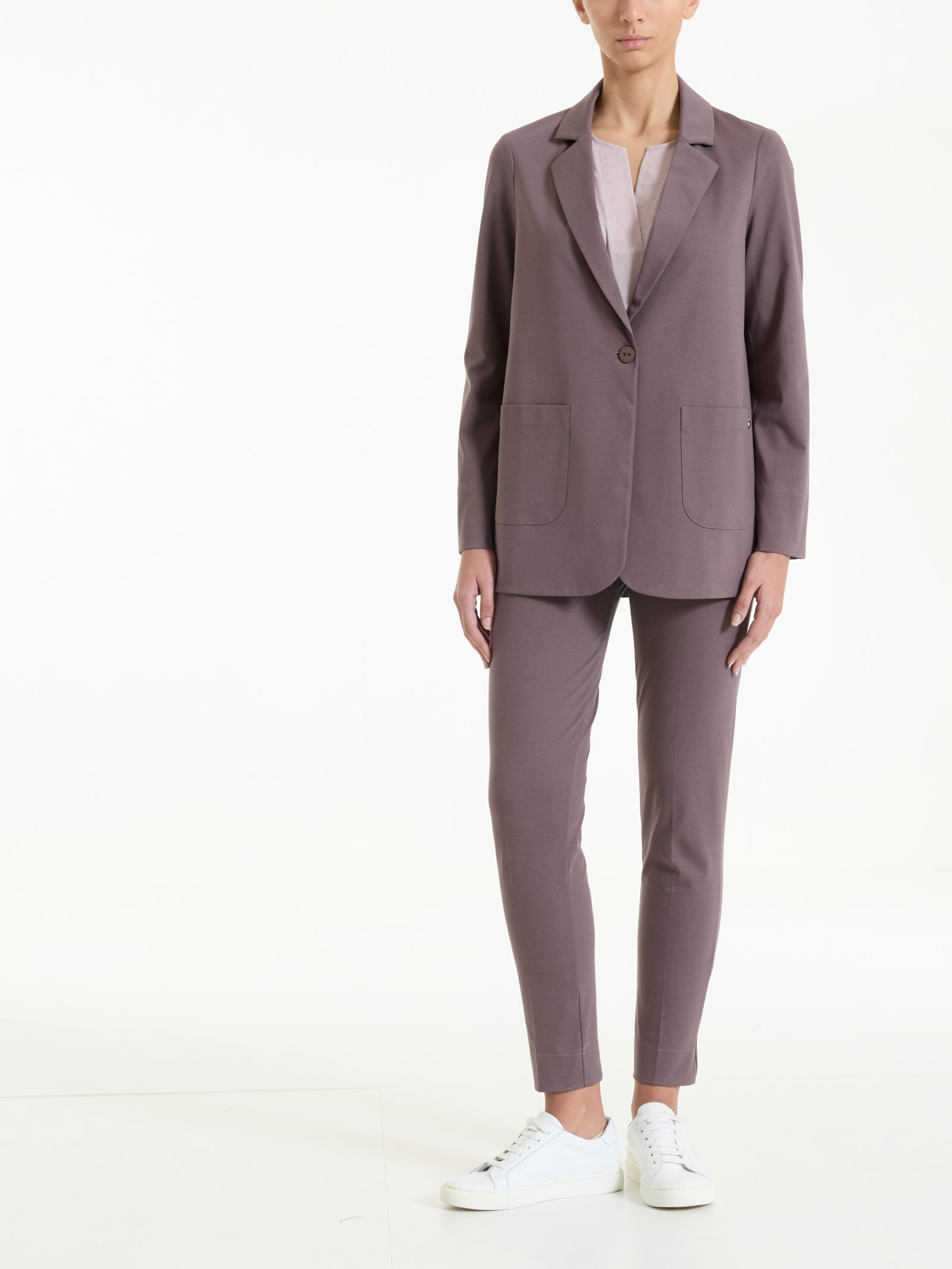 Blazer destrutturato in Compact Light