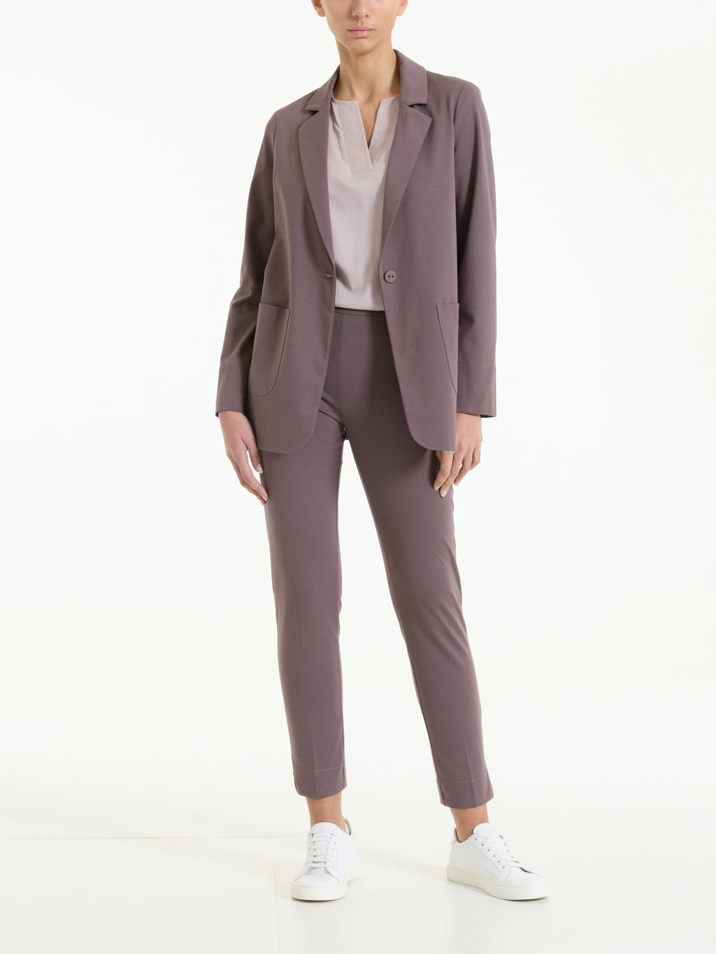 Blazer destrutturato in Compact Light