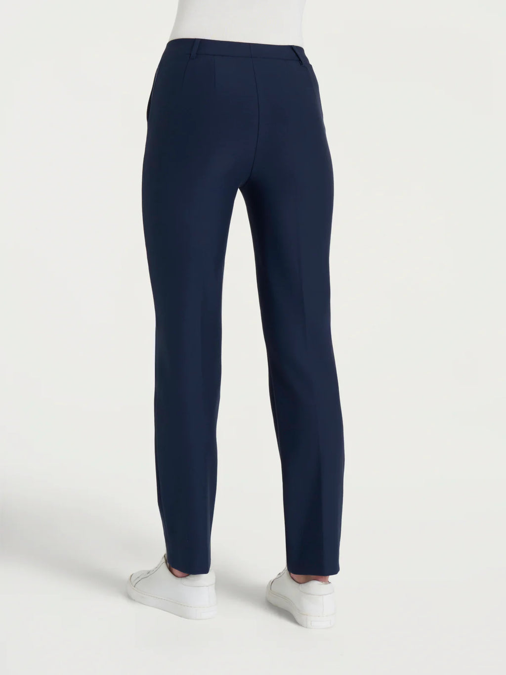 Pantalone dritto con tasche in Compact