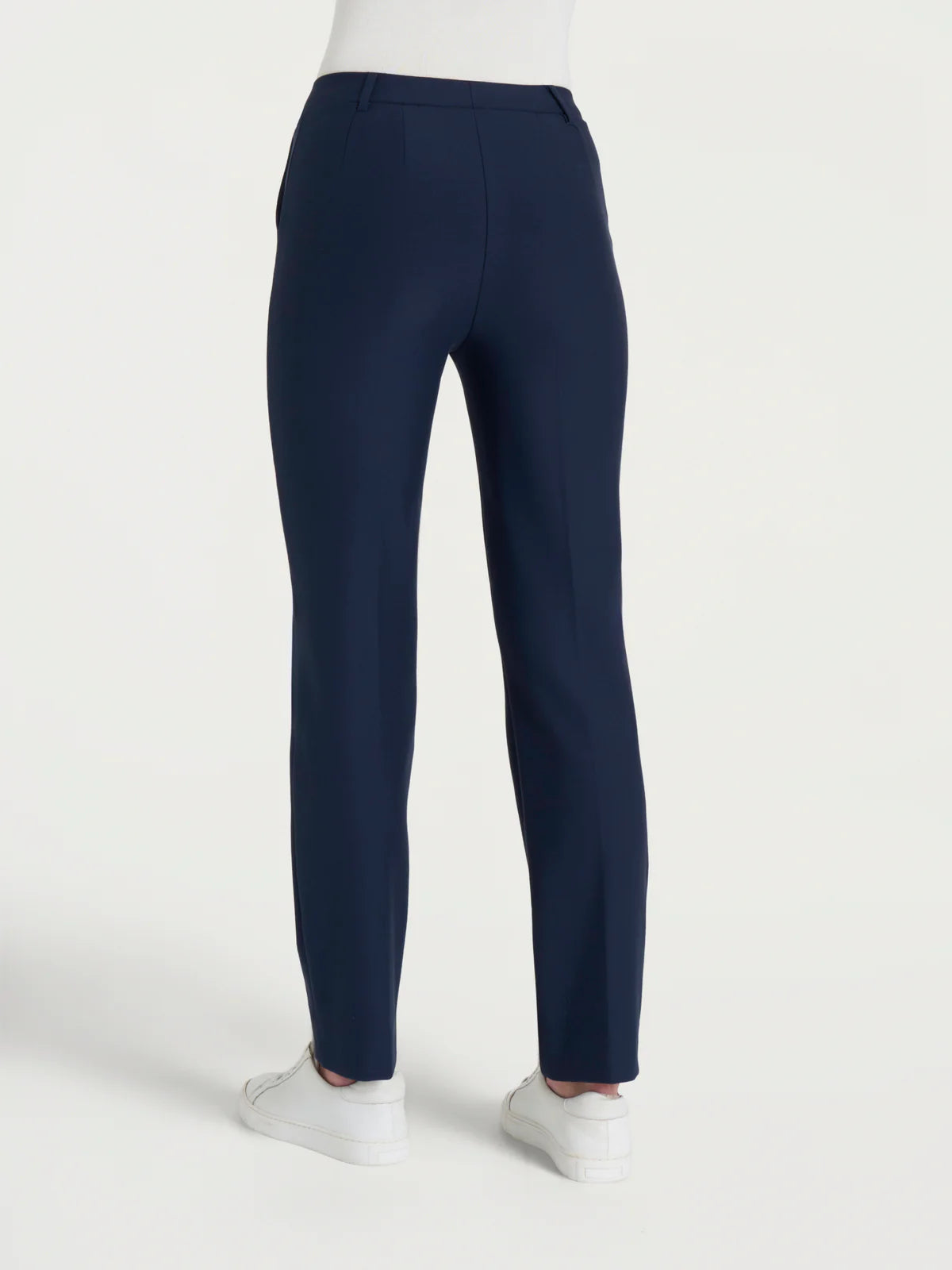 Pantalone dritto con tasche in Compact