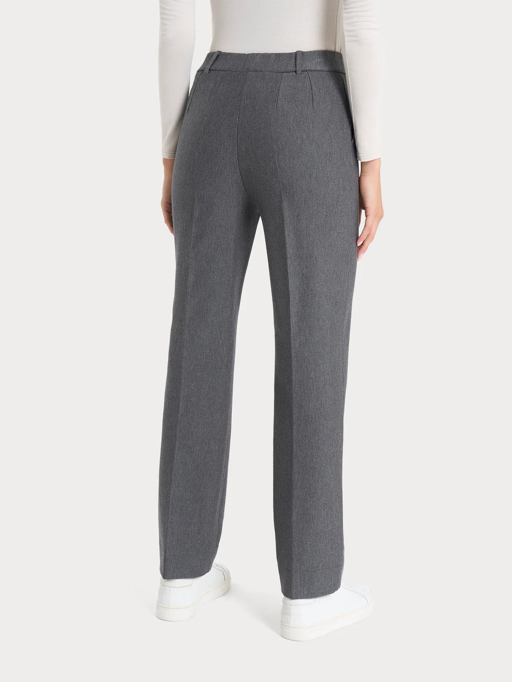 Pantalone dritto con tasche in Compact