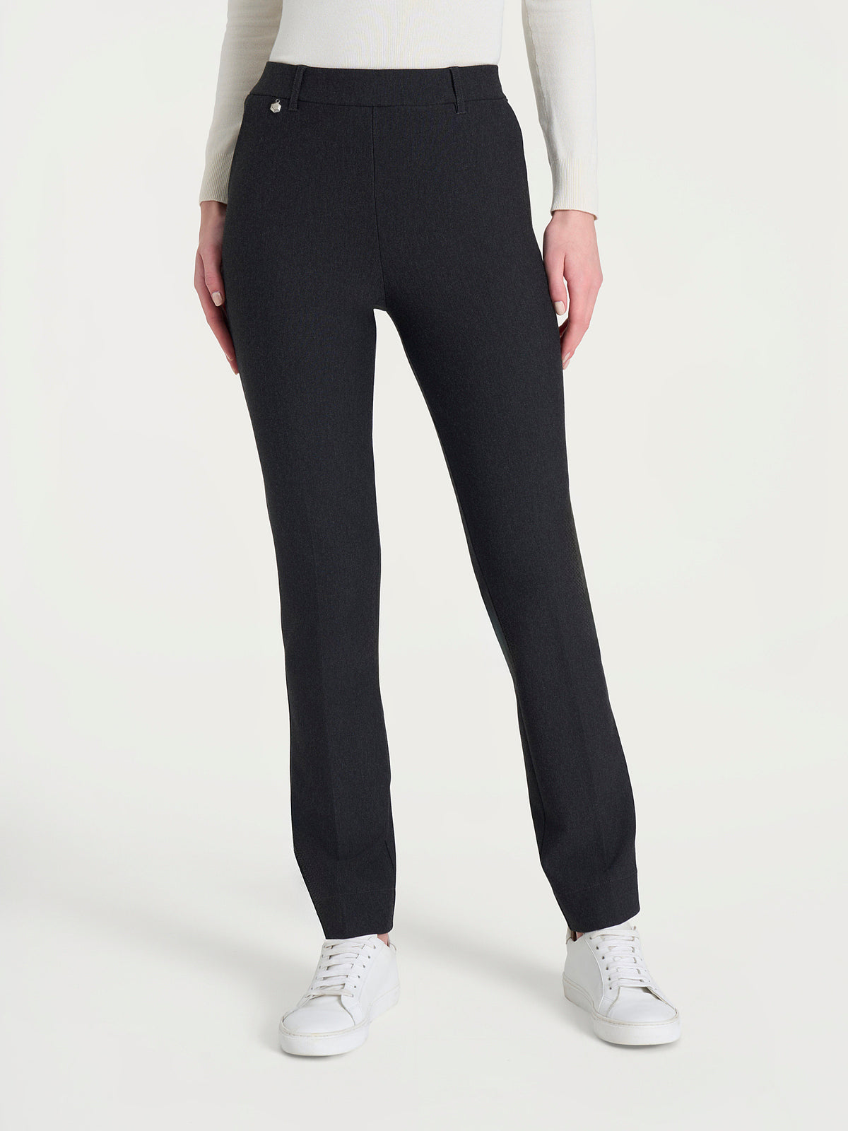 Pantalone dritto con tasche in Compact