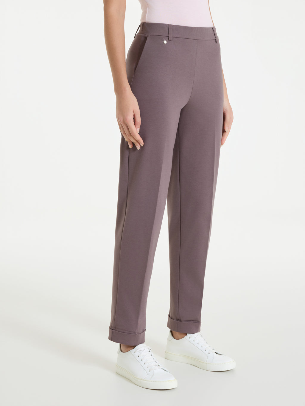Pantalone a carota con tasche in Compact Light