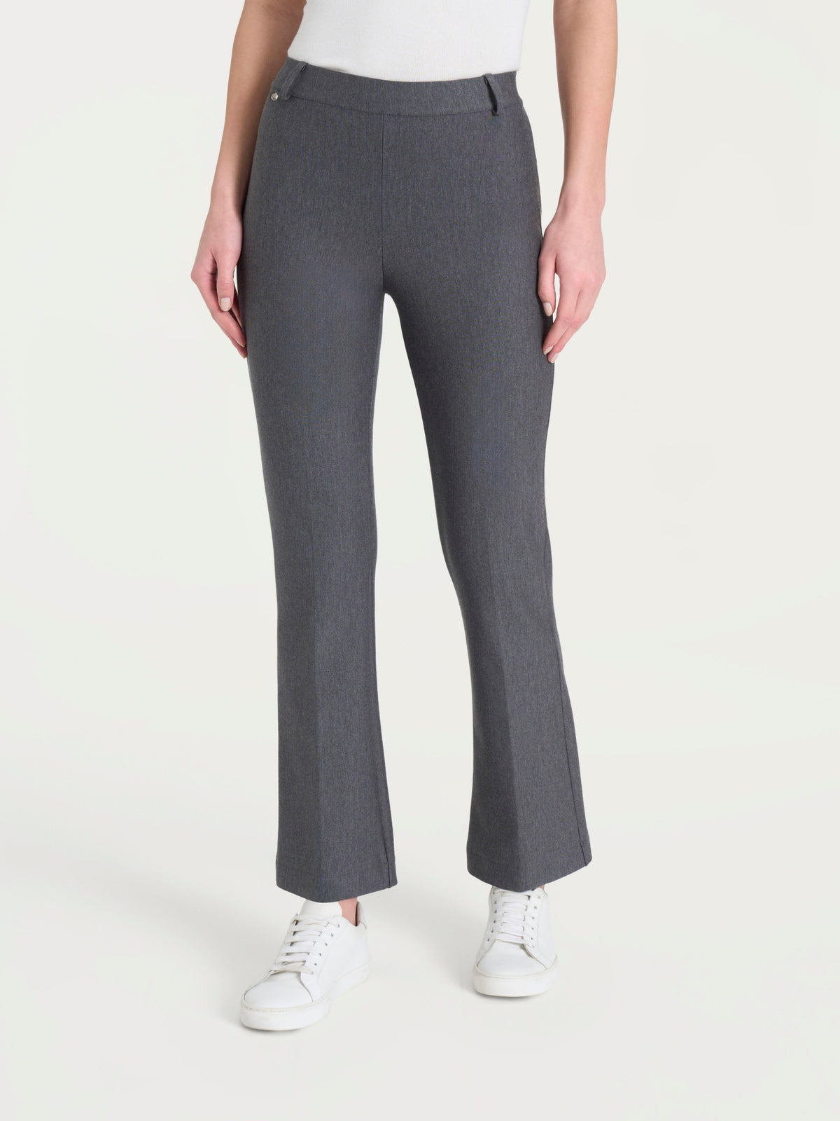 Pantalone flare alla caviglia in Compact