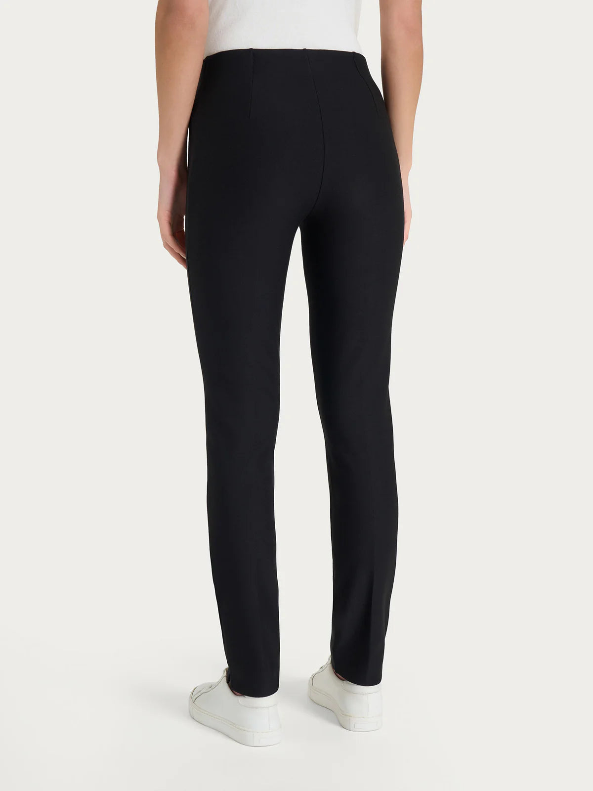 Pantalone Sigaretta con spacchetti in compact