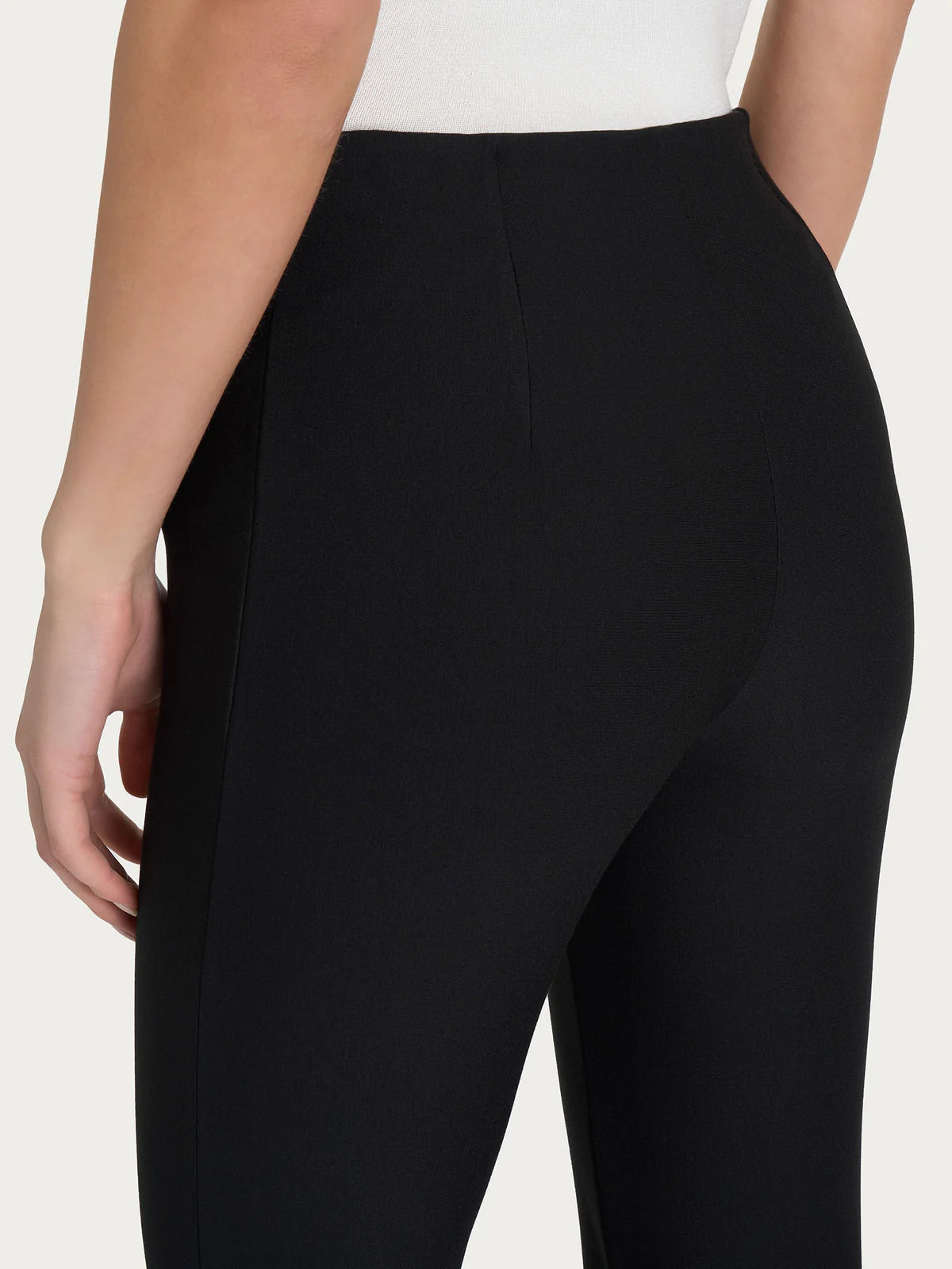 Pantalone Sigaretta con spacchetti in compact