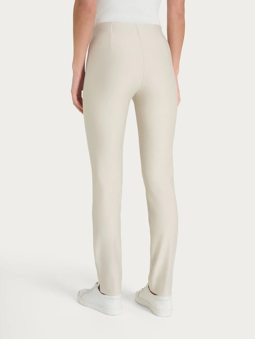 Pantalone Sigaretta con spacchetti in compact