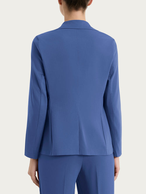 Blazer leggero con chiusura a due bottoni in Super Fresh