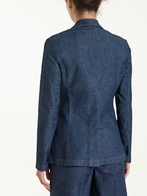 Blazer due bottoni in Light Denim