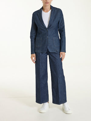 Blazer due bottoni in Light Denim