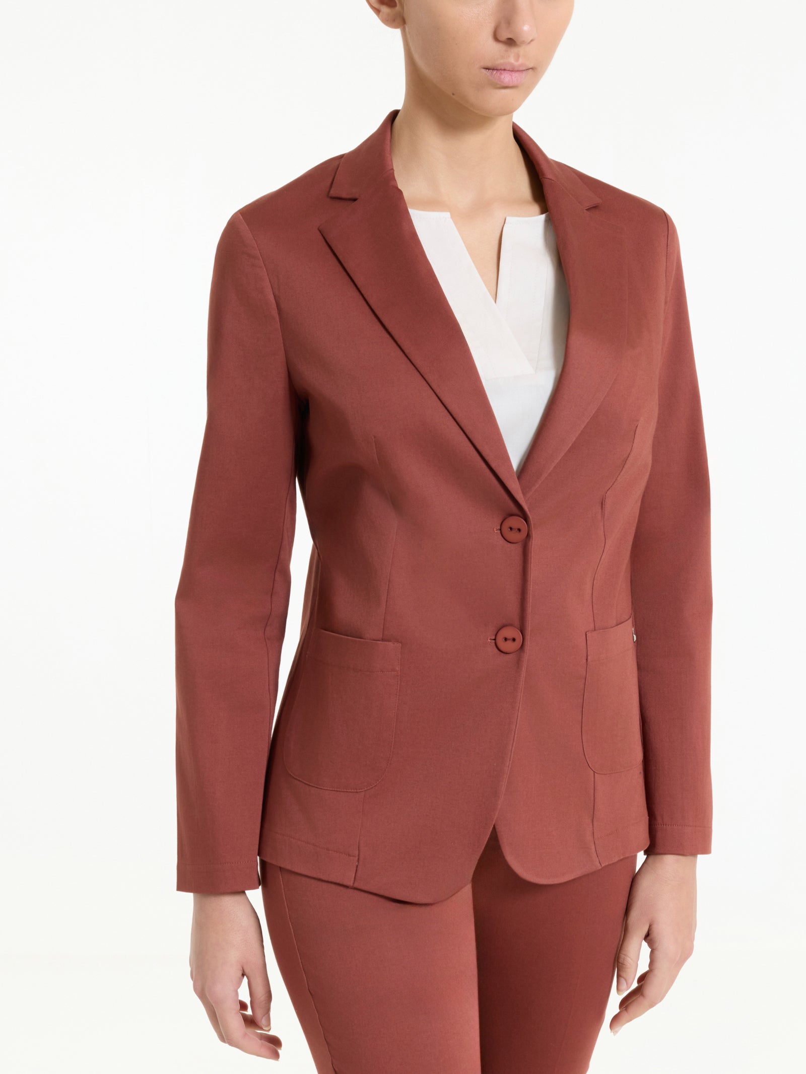 Blazer con due bottoni in Satin Power
