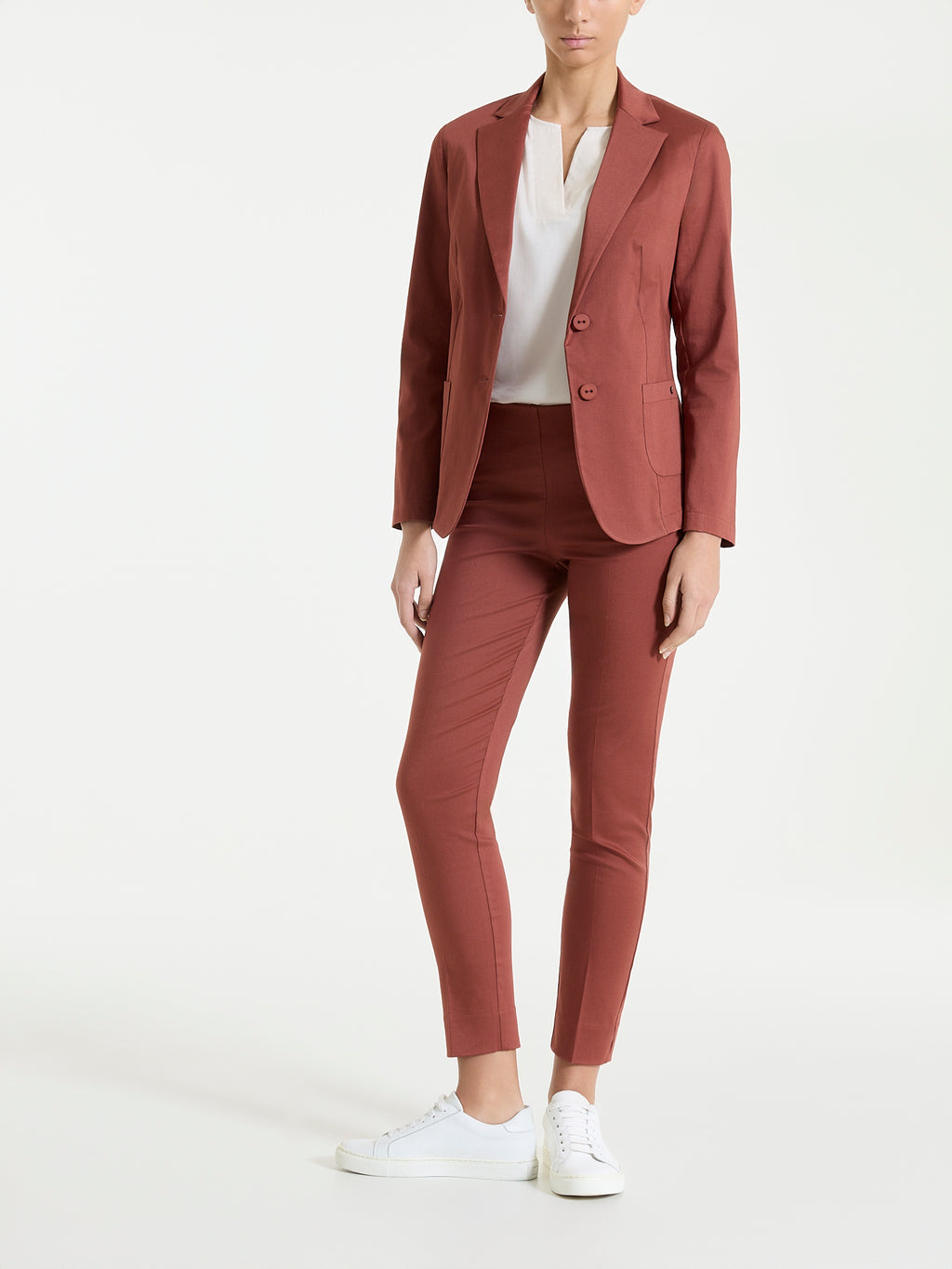 Blazer con due bottoni in Satin Power
