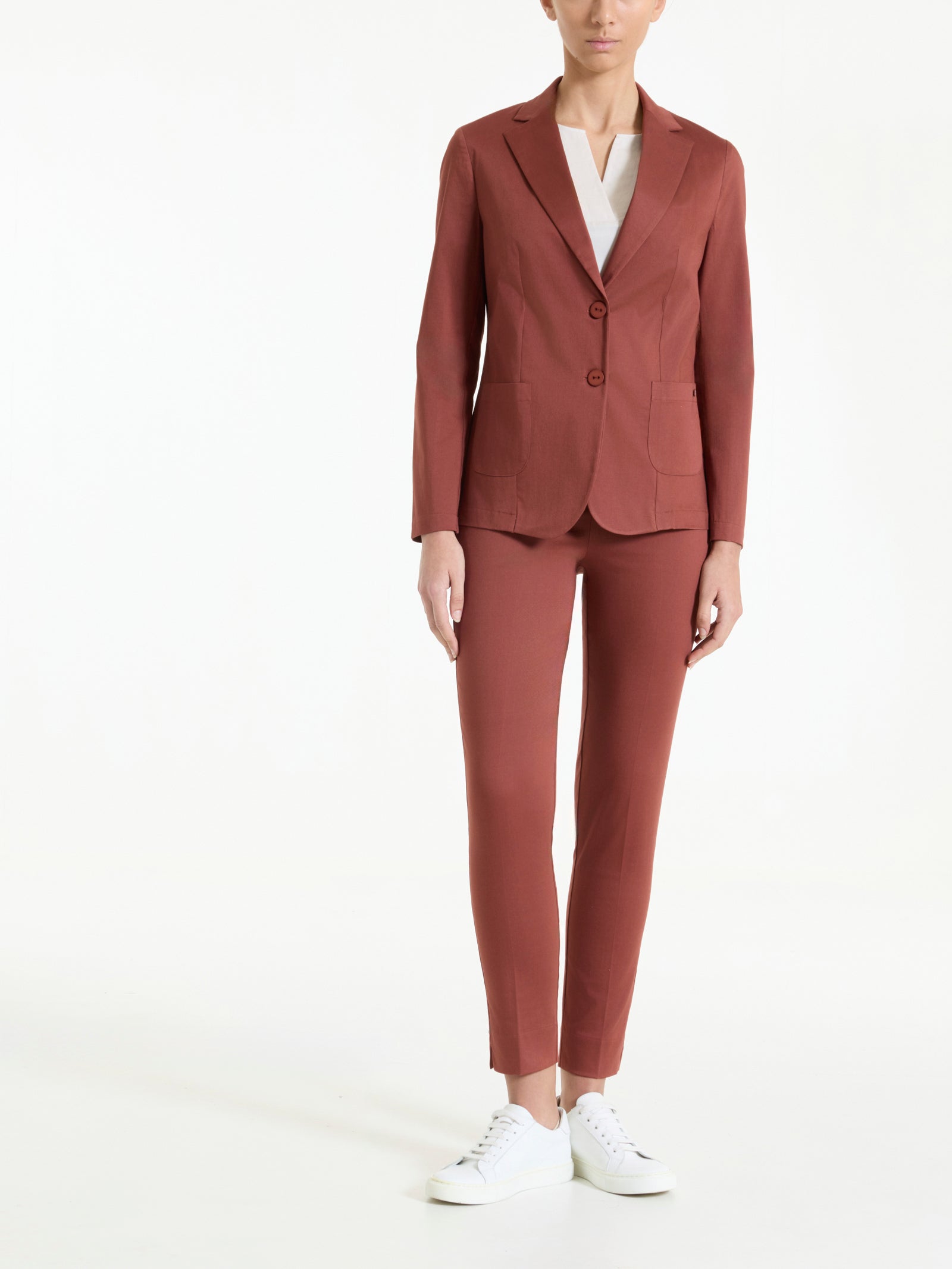 Blazer con due bottoni in Satin Power