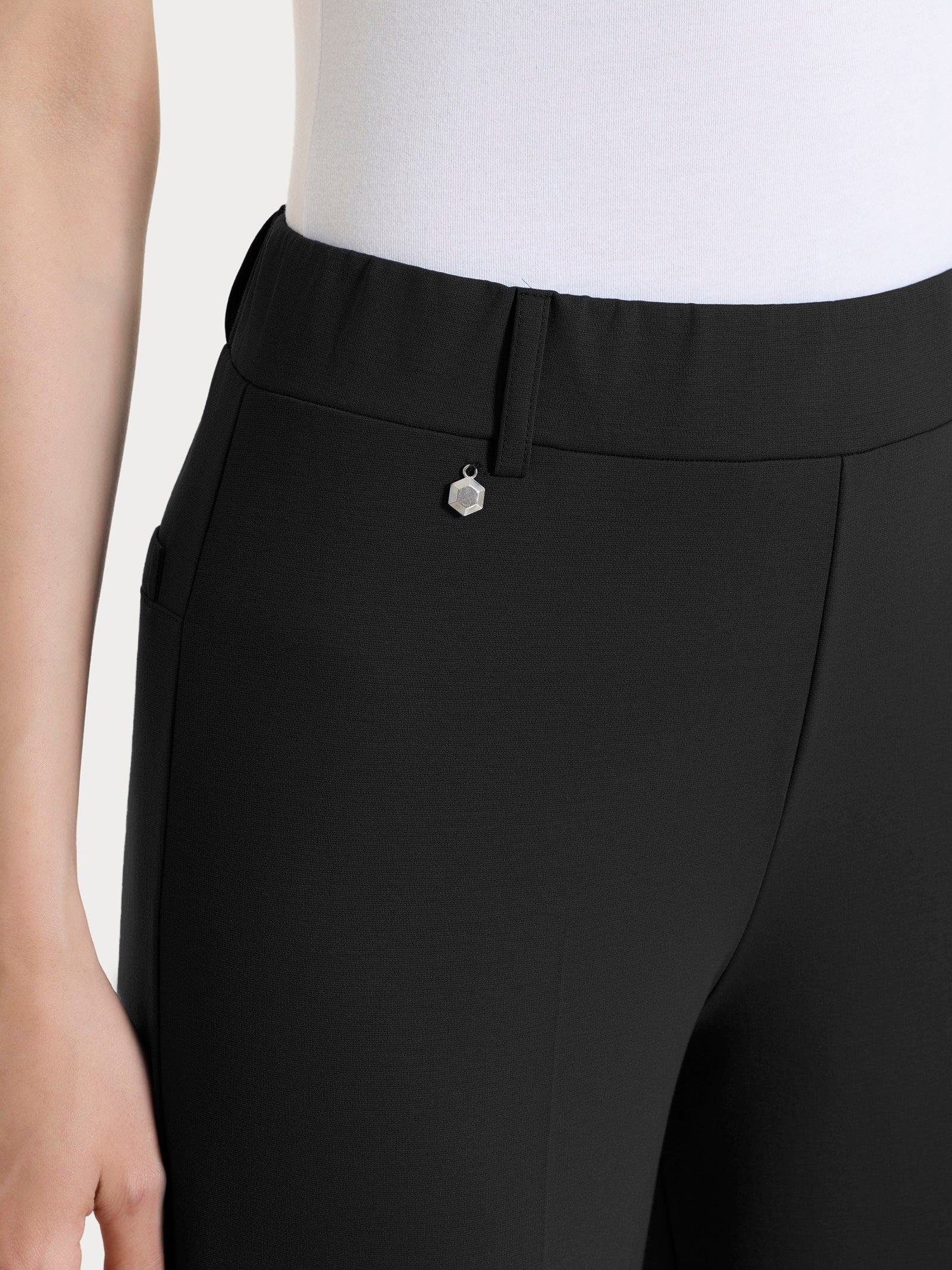 Pantalone flare in Compact Light