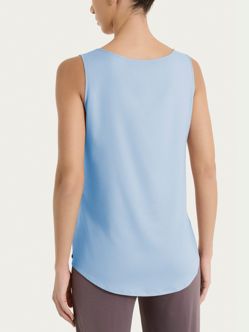 Top con spalla larga in Voile Stretch