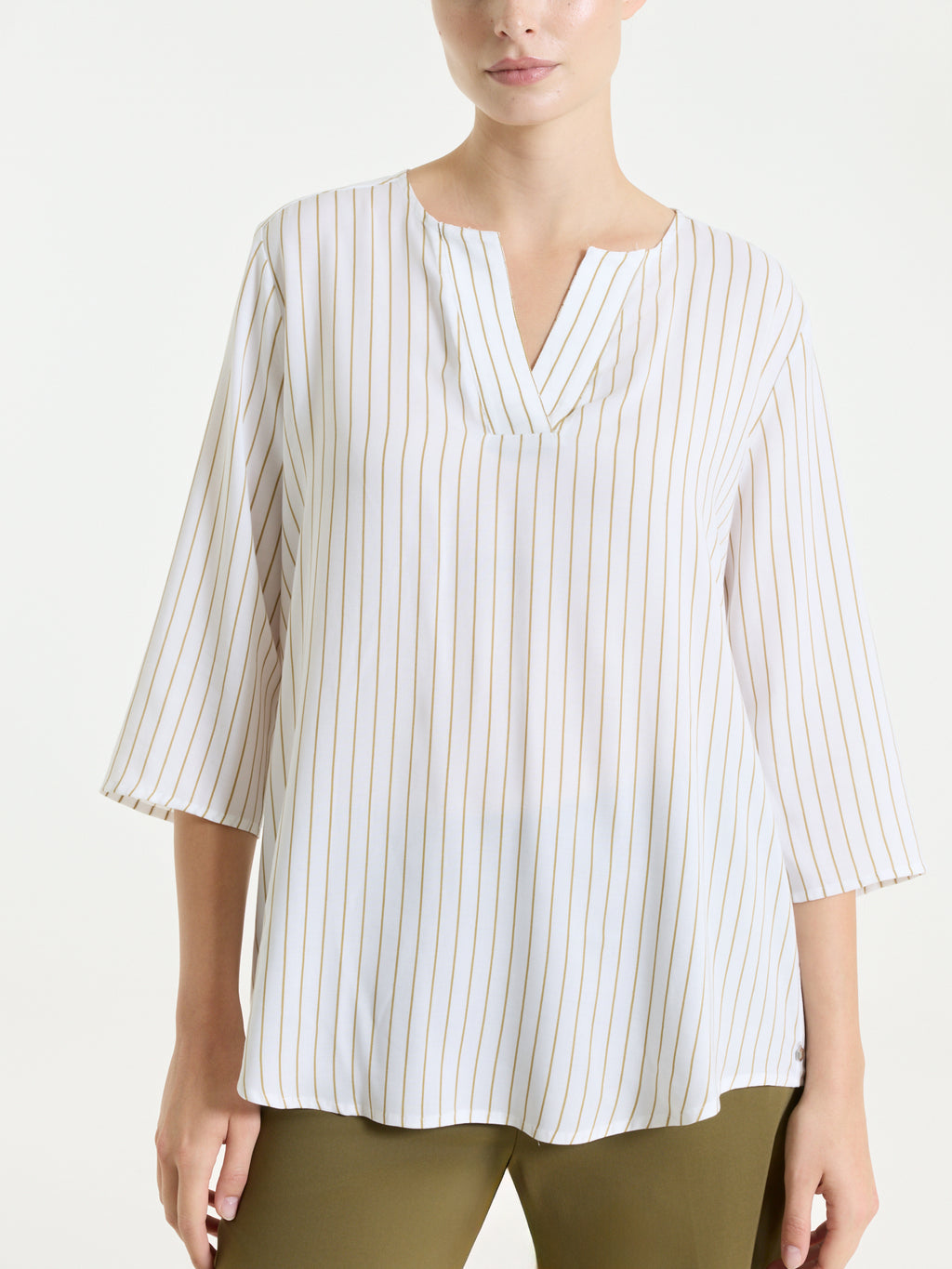 Blusa a righe in EcoSeta