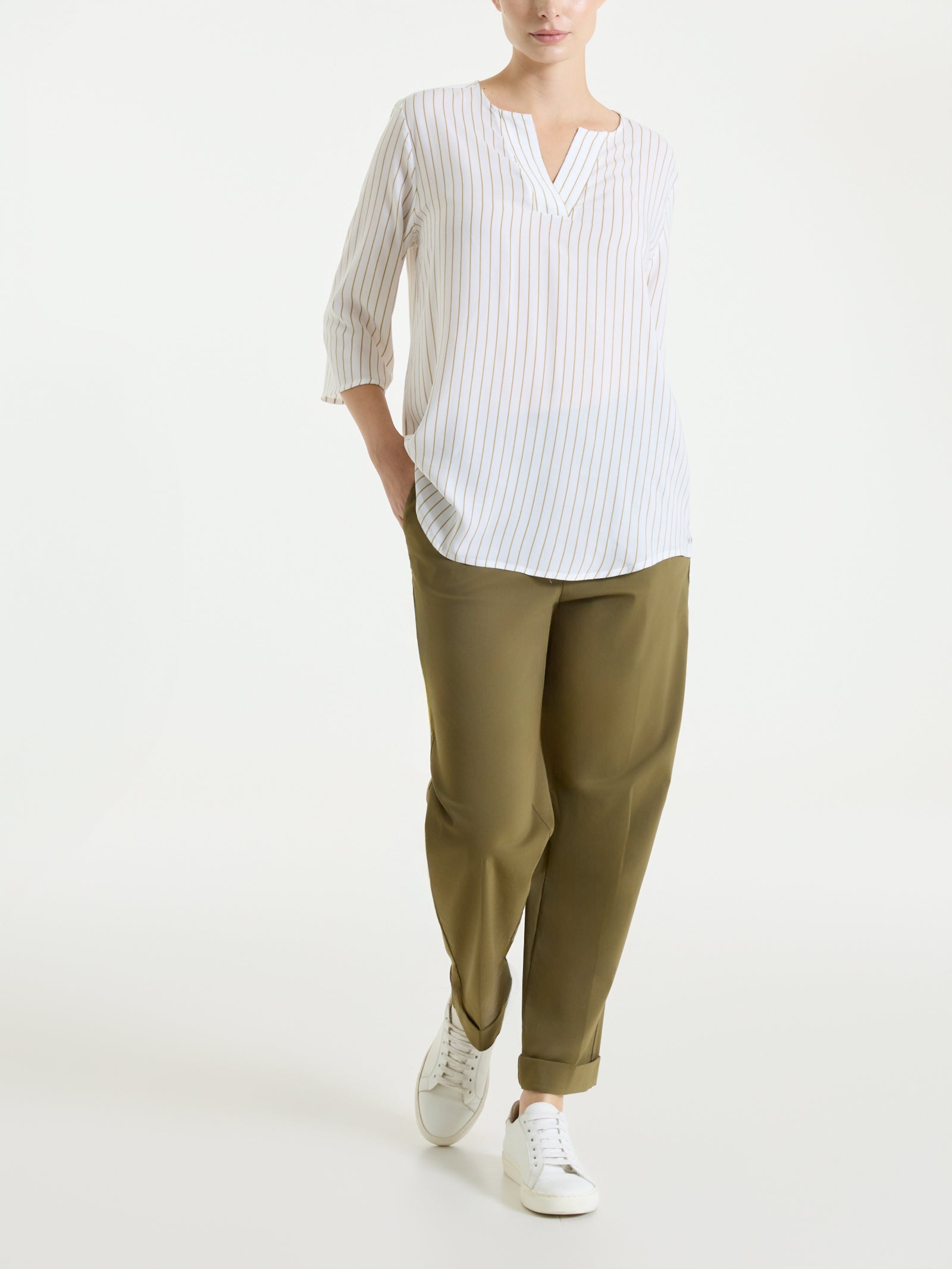 Blusa a righe in EcoSeta
