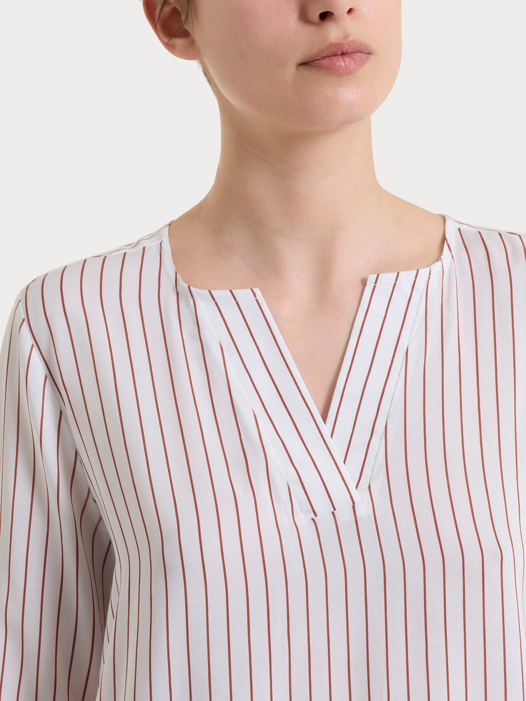 Blusa a righe in EcoSeta