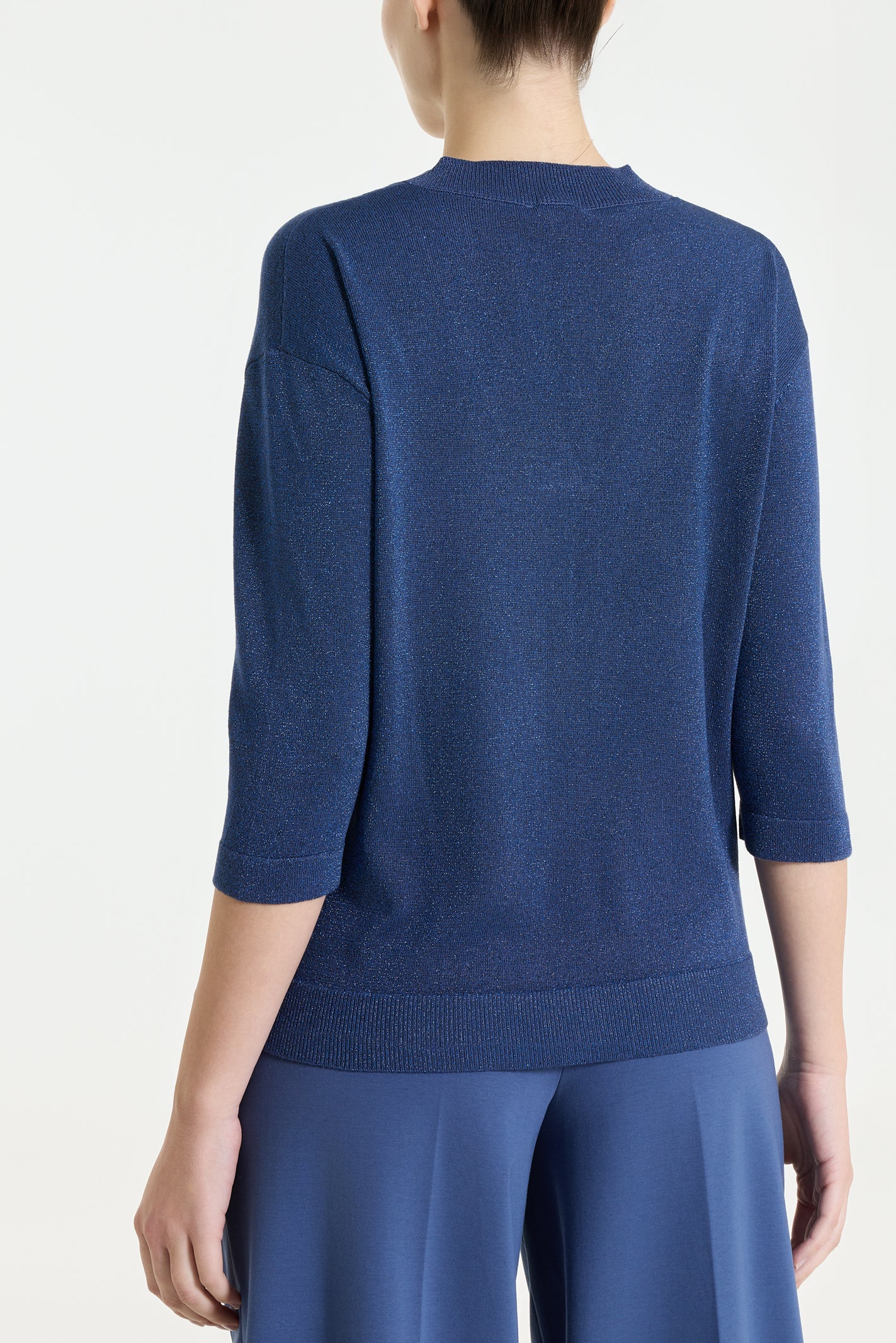 Maglia con scollo a V in Lurex Summertime
